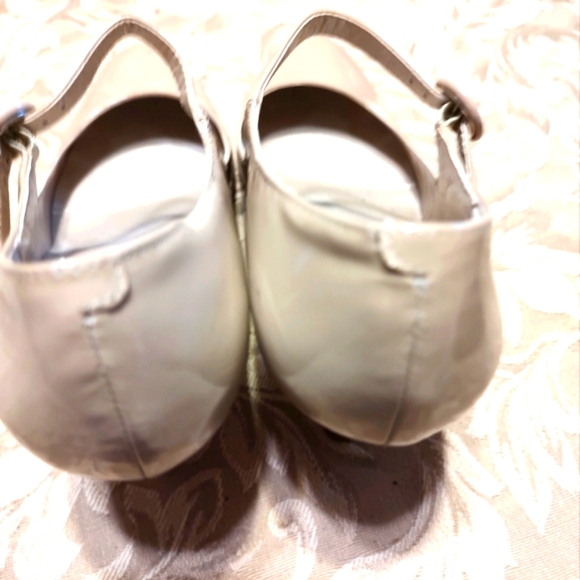 🤎Elegant Vintage Mink Blush Genuine Patent Leather Mary Jane Kitten Heels - 7.5 - Picture 10 of 15